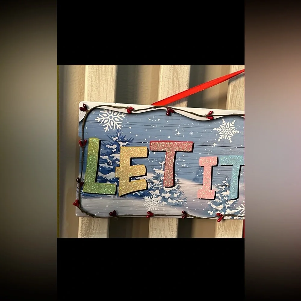Clearance ~ ⭐️ A 2 for $14 item ⭐️ Christmas Holiday Door or Wall Hanging 🎄🆕🎄